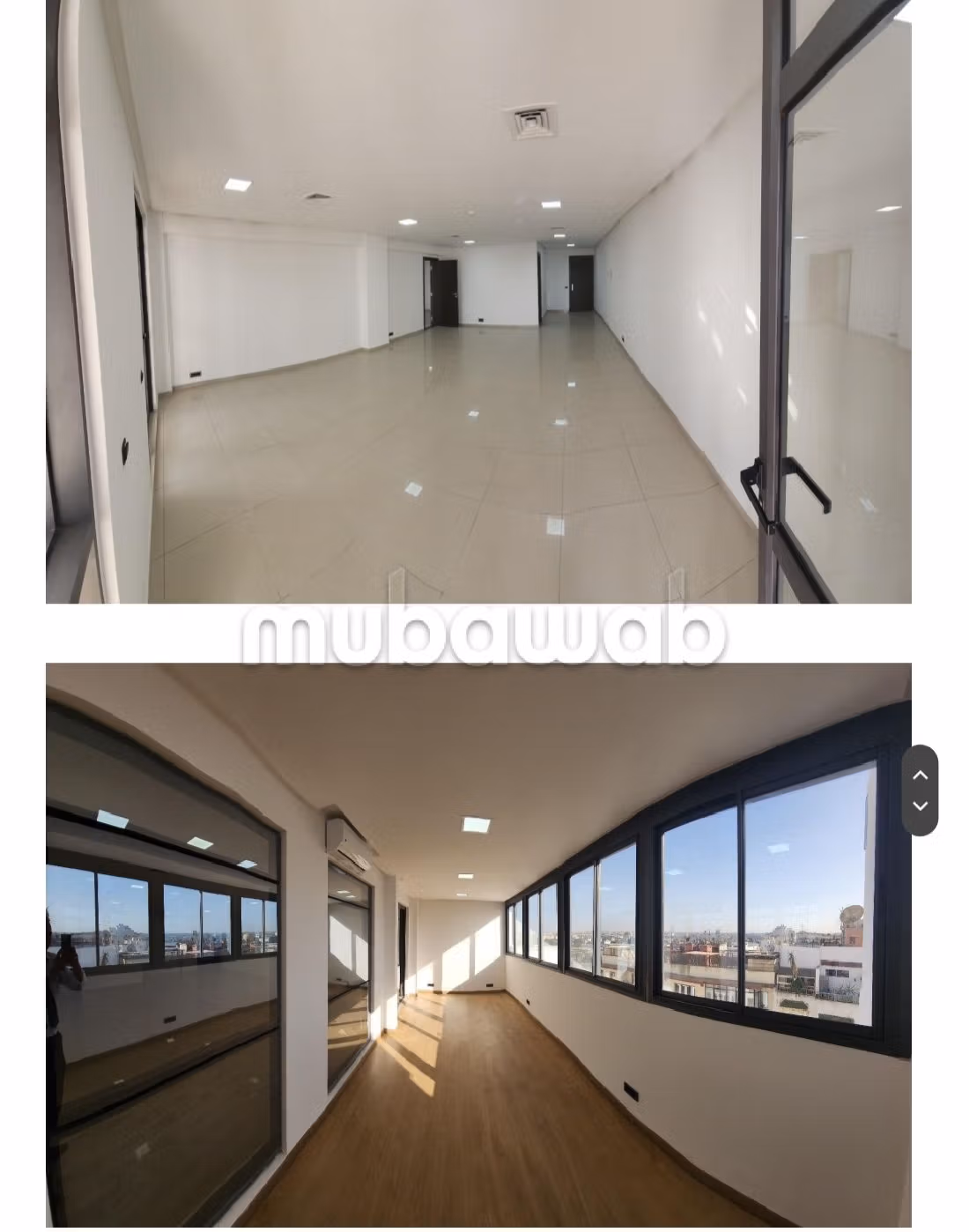 Offices for rent in Les Hôpitaux. Dimension 90 m². 