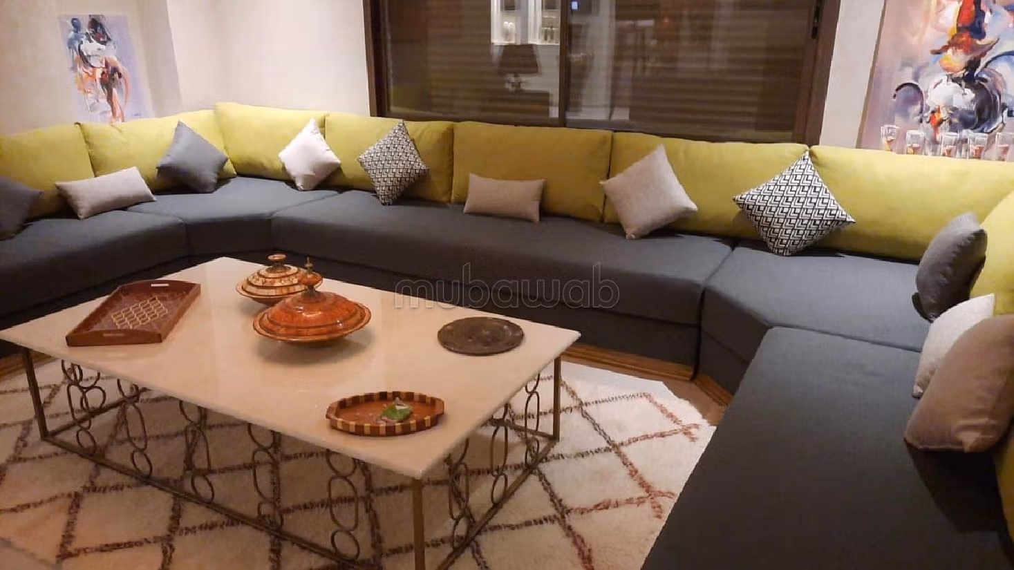 منزل ممتاز للبيع ب رياض الاطلس. 3 غرف. مفروشة.