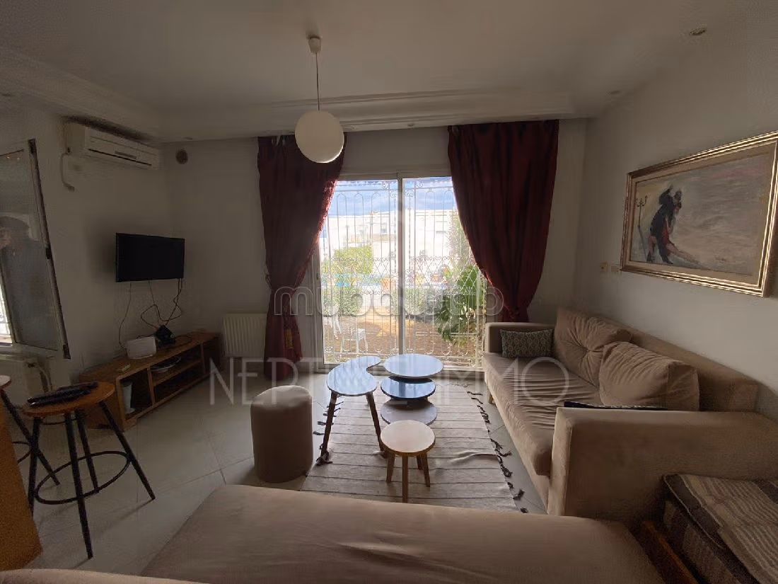 Appartement meublé avec Jardin á la Marsa