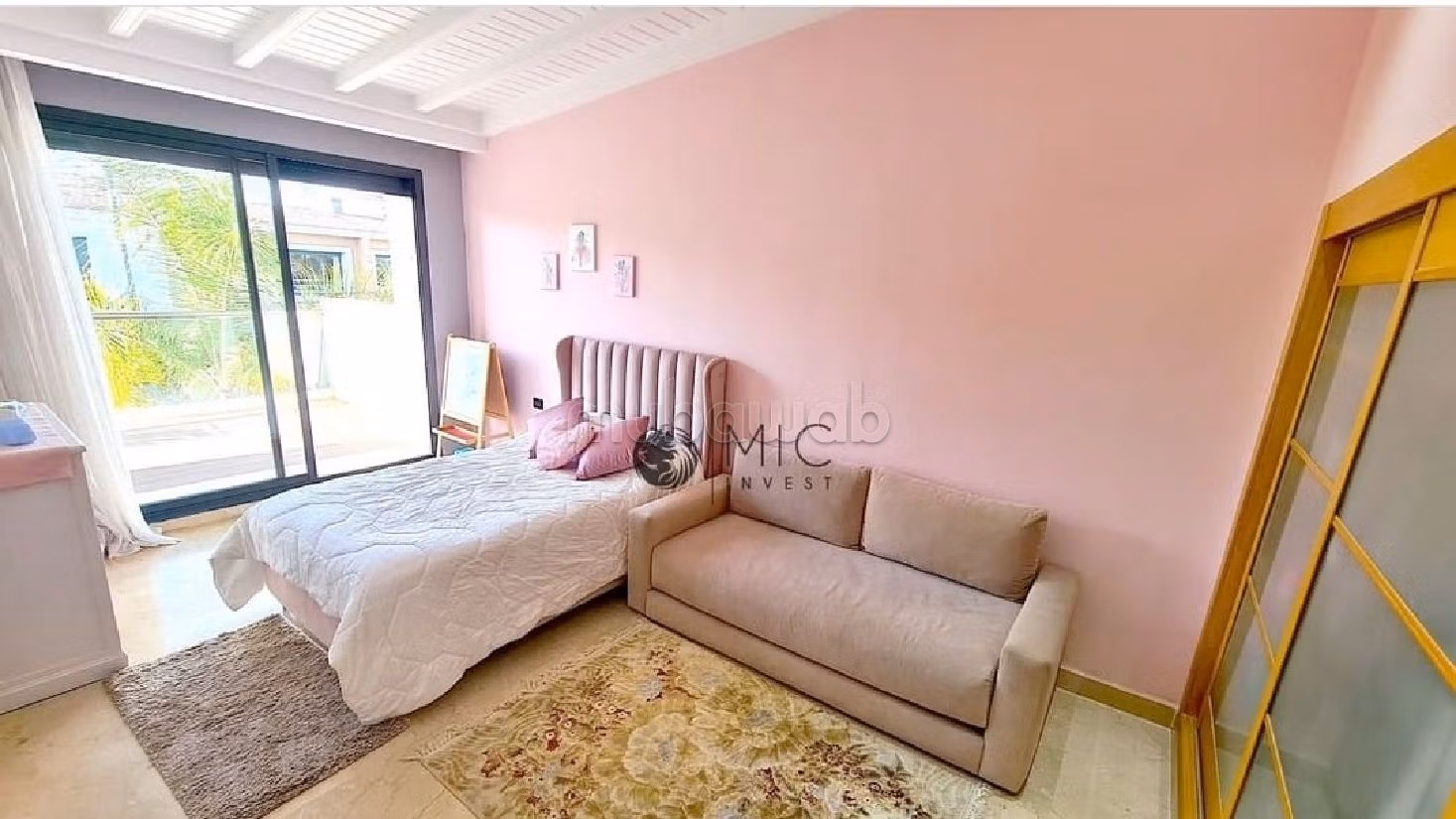 منزل رائع للكراء ببوسكورة. 3 قطع. مسبح كبير. 