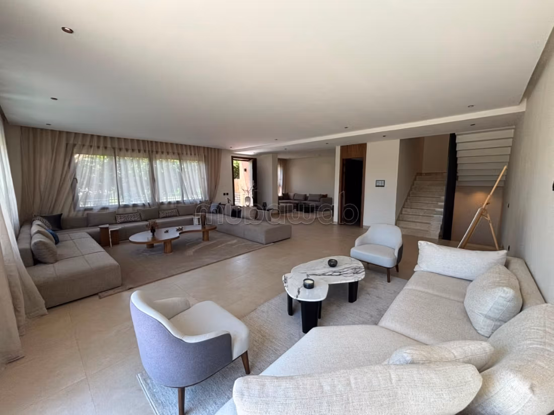 Villa 4 chambres avec rooftop vu Atlas et piscine privée dans Résort