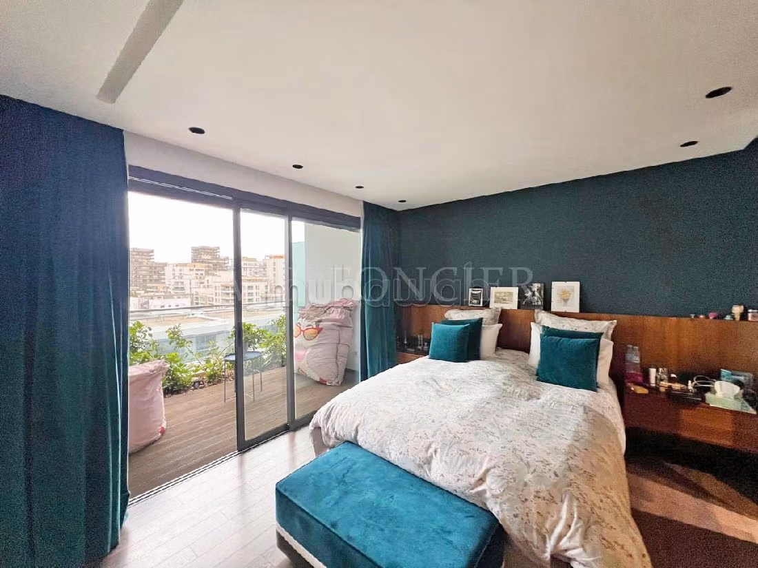 Location appartement exceptionnel meublé moderne avec terrasse, Casablanca Finance City