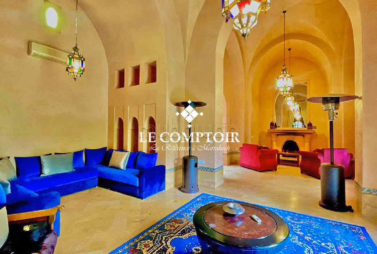 Villa traditionnelle golf amelkis marrakech