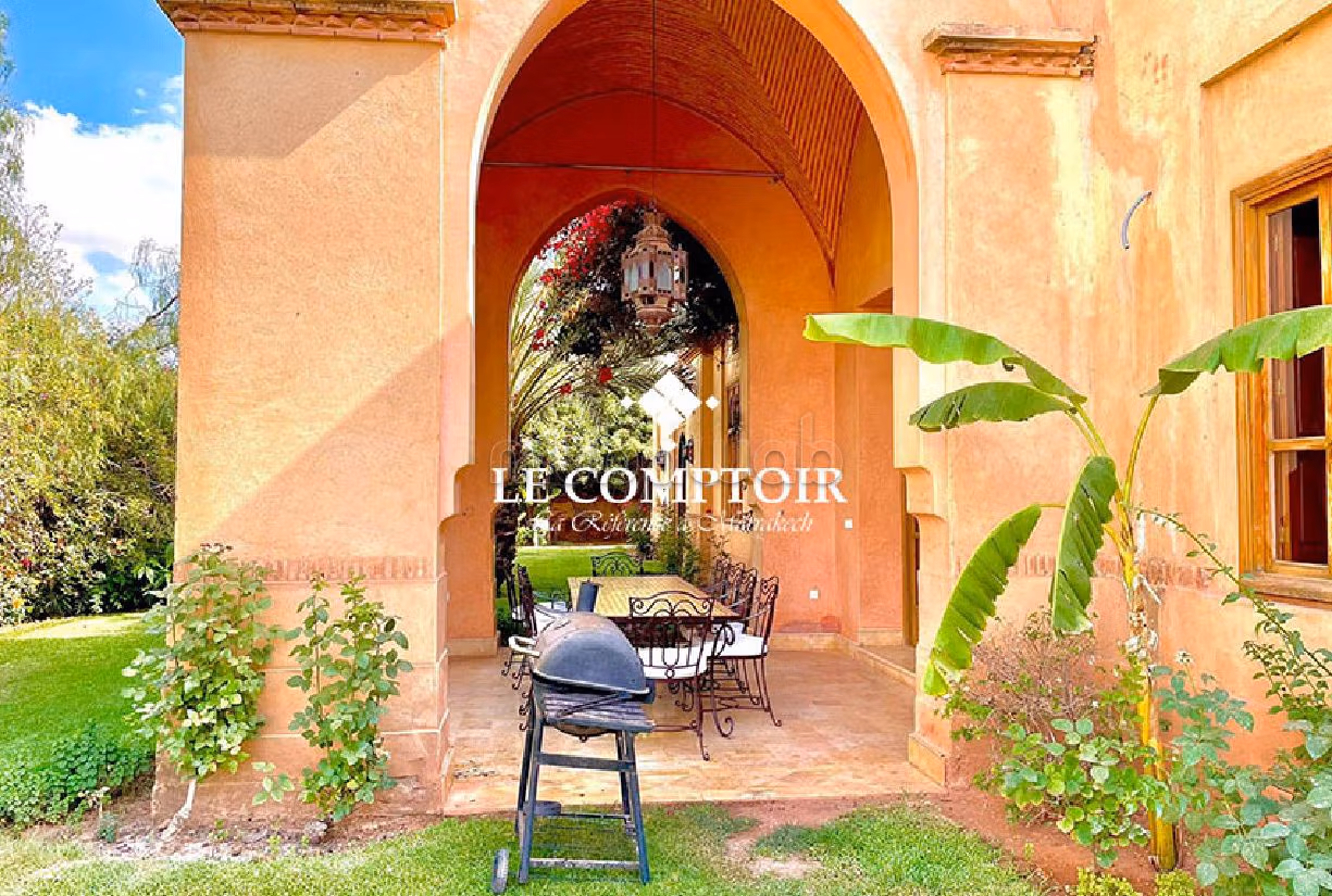 Villa traditionnelle golf amelkis marrakech