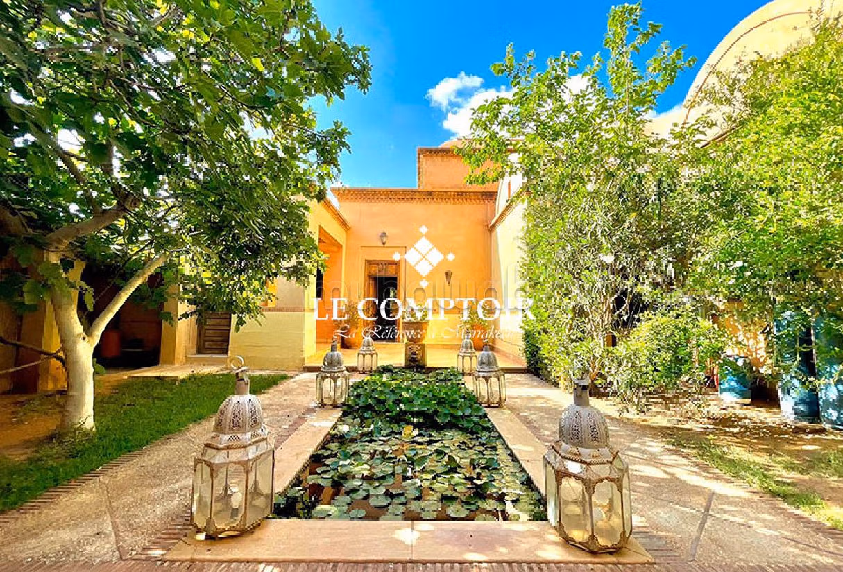 Villa traditionnelle golf amelkis marrakech