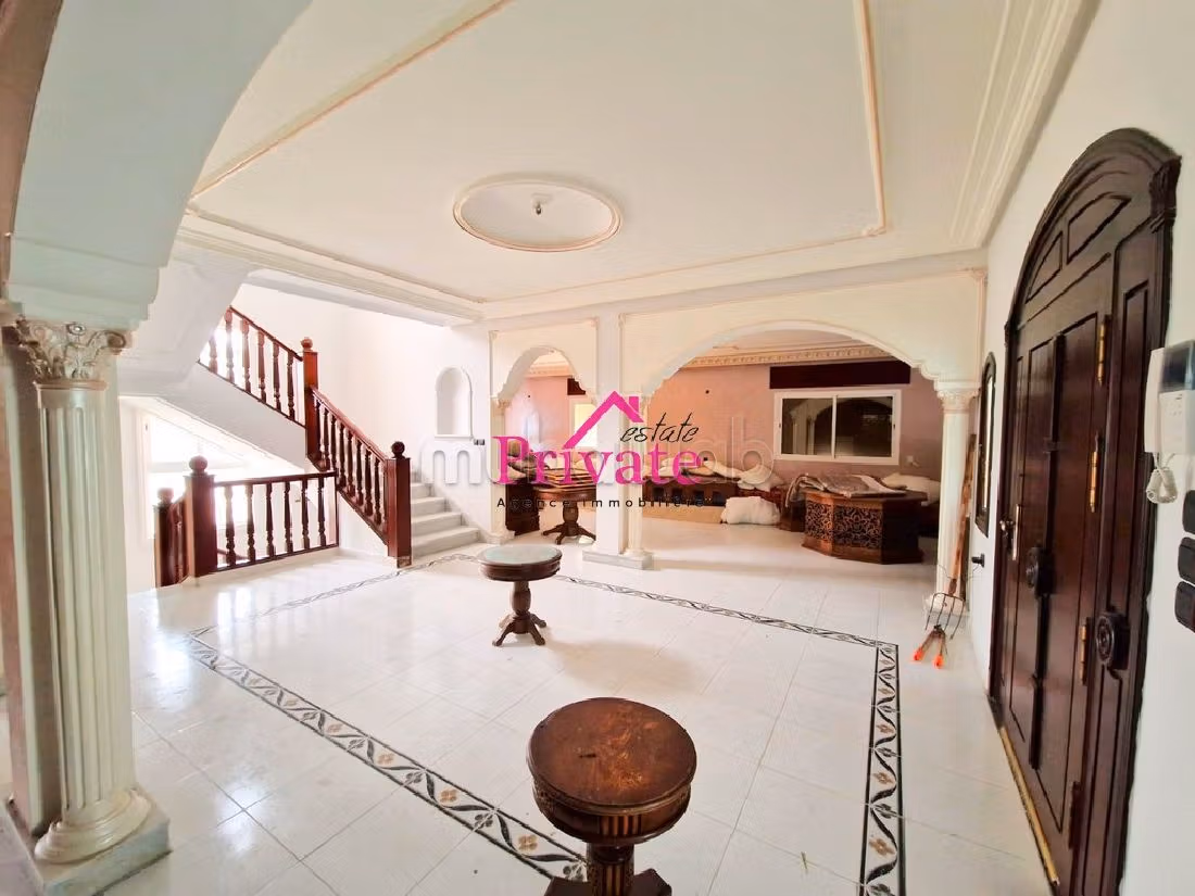 Vente villa 450 m² california tanger ref: va382