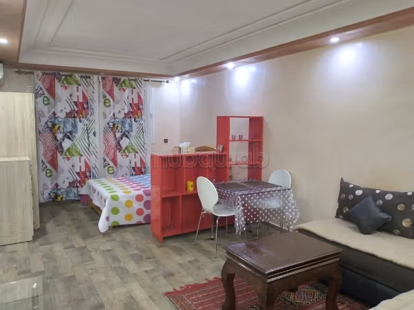 Te huur: appartementen in Agdal. 1 Ruimte. Volledig gemeubileerd