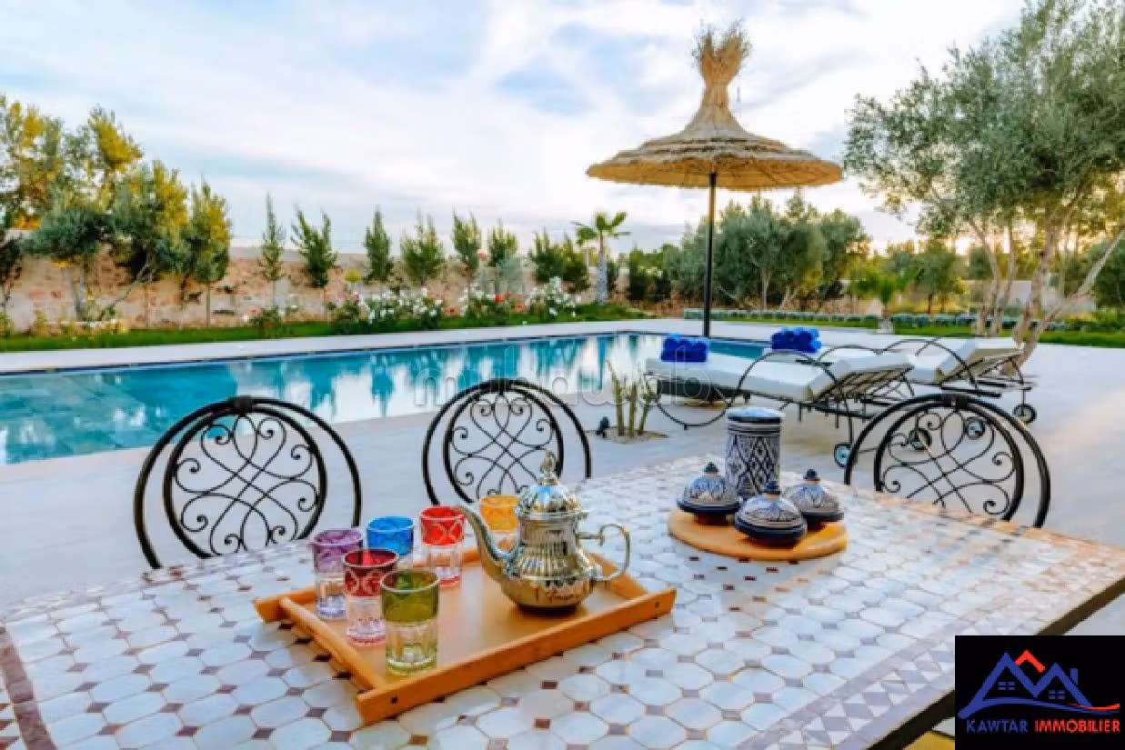 Luxury house for rent in Idaougard. 3 lovely rooms. Carpark and terrace