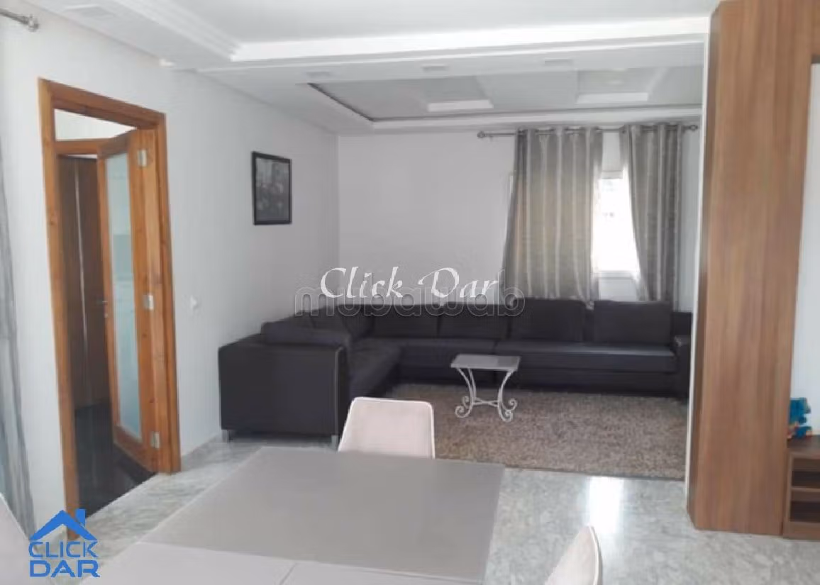 Beautiful villa for rent in Hammamet. 3 rooms. Well furnished. 