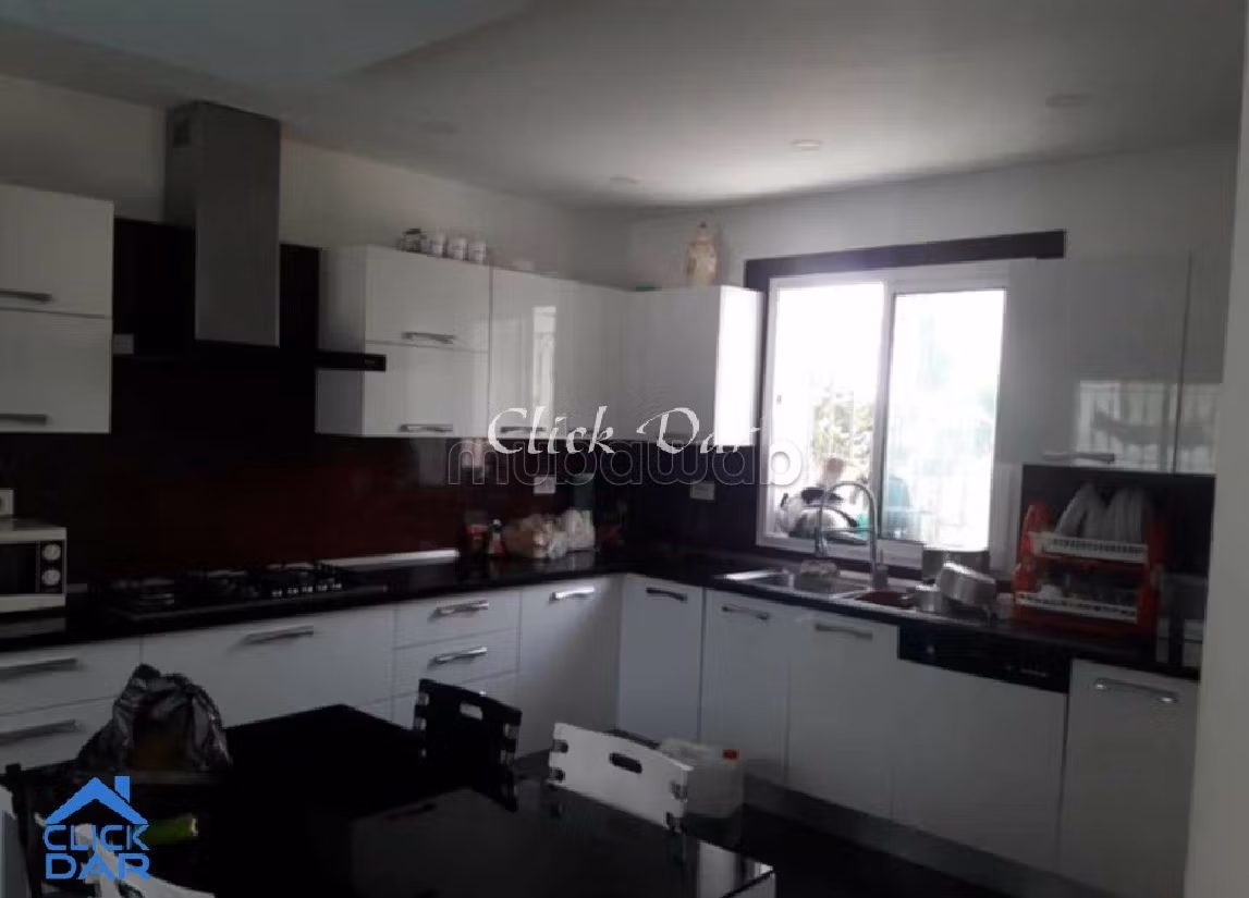 Beautiful villa for rent in Hammamet. 3 rooms. Well furnished. 