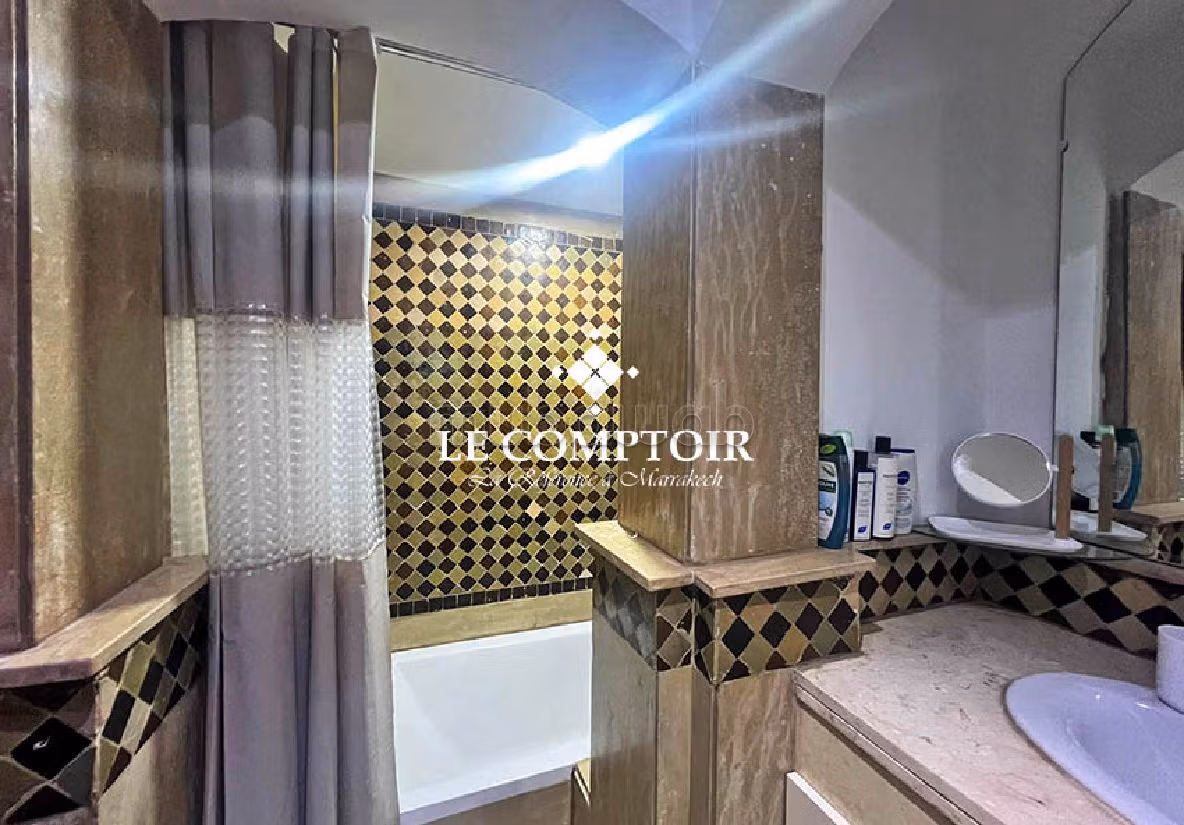 Very nice apartment for rent in Guéliz. 3 rooms. Ample storage space