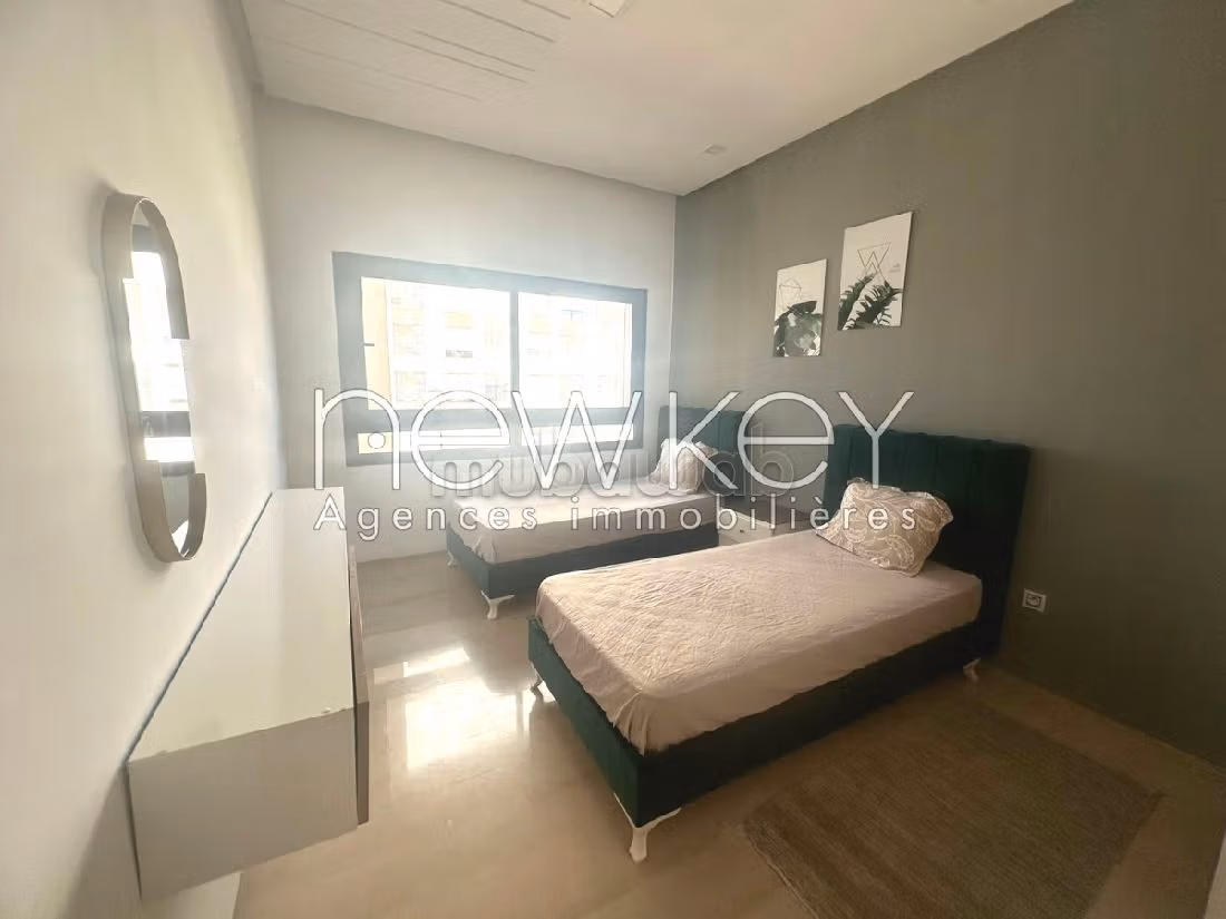 Appartement S2 Meublé à louer aux Jardins de Carthage