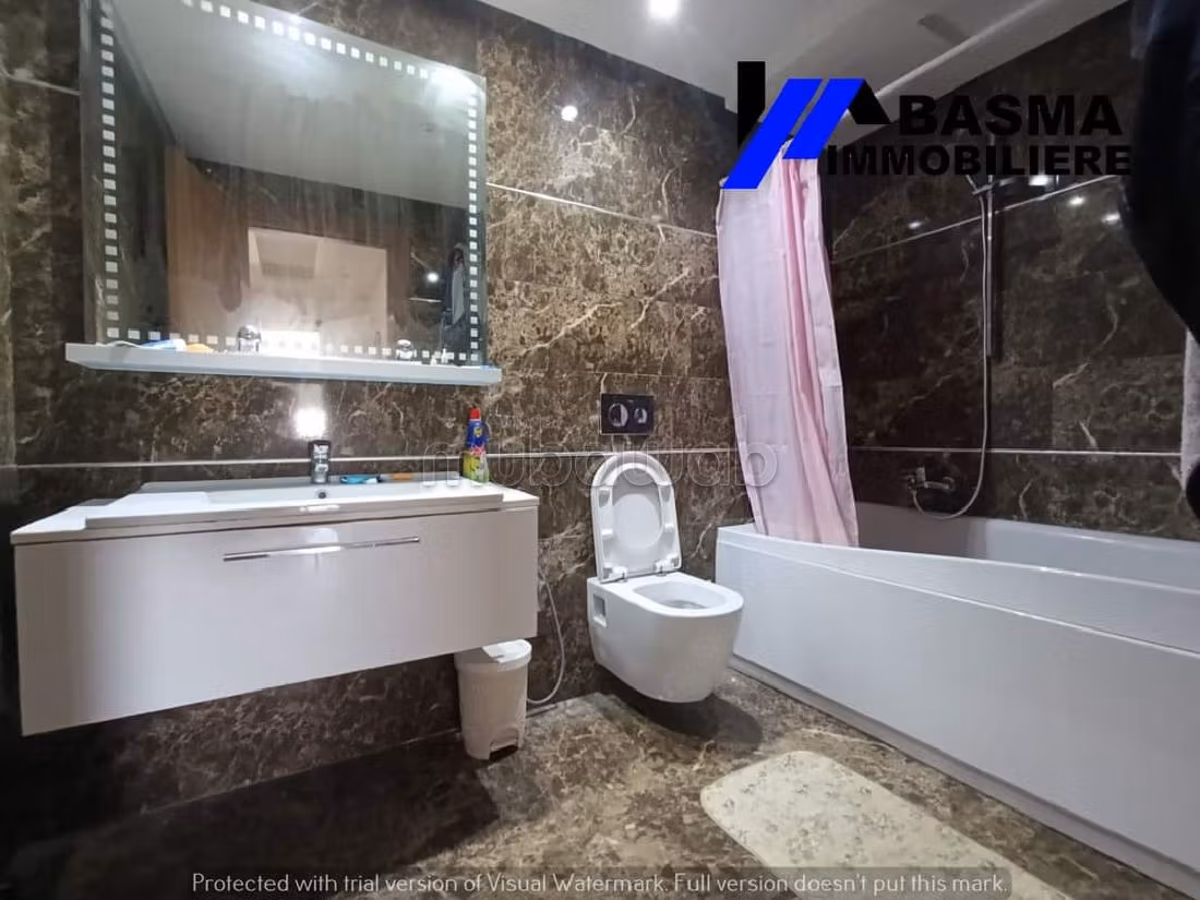 Un appartement S2 à louer à khzema Est