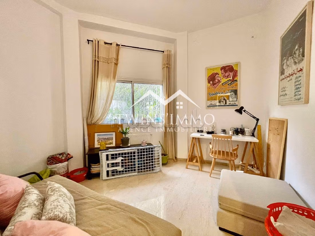 Lovely apartment for rent in La Marsa. Small area 110 m². Furnished. 