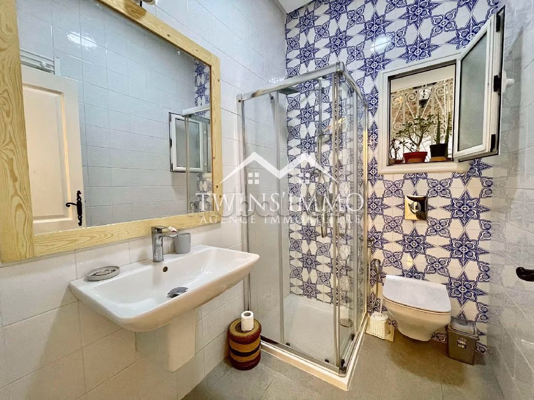 Lovely apartment for rent in La Marsa. Small area 110 m². Furnished. 