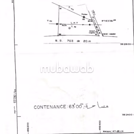 Vendita terreno. Superficie totale 6300 m²