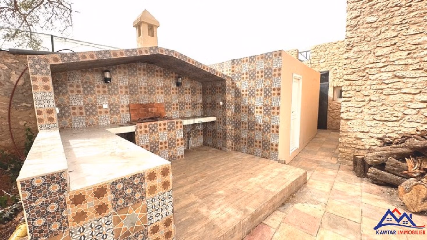 Villa de lujo en venta en Sidi Kaouki. 4 dormitorios. Plazas de parking y terraza. 
