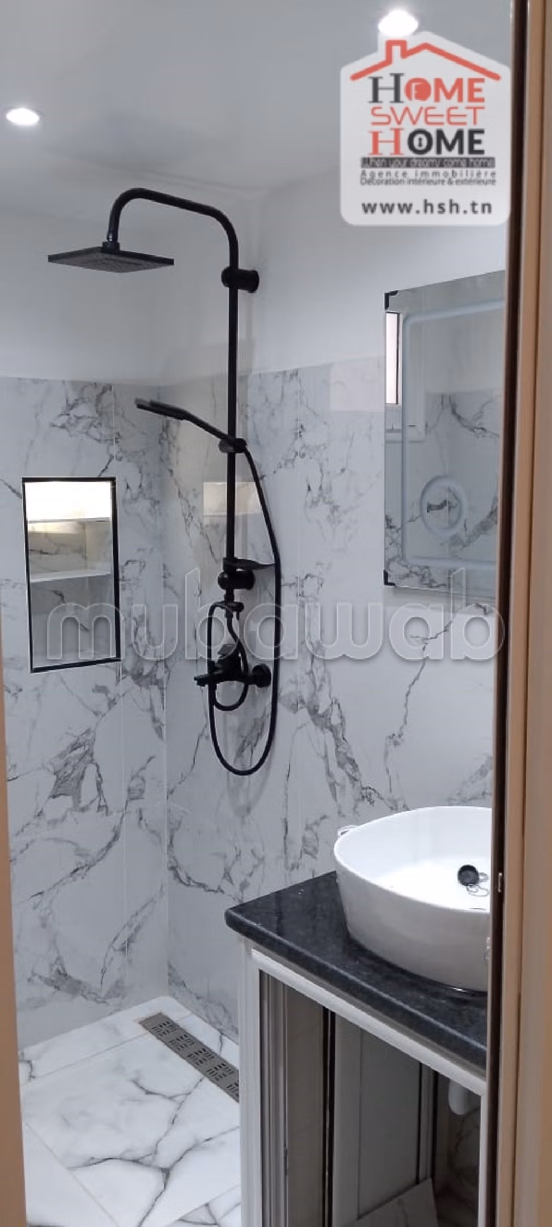 Affitto di uno splendido appartamento a Cité El Hana. Superficie 90 m². arredato. 