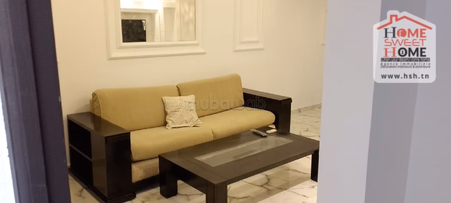 Affitto di uno splendido appartamento a Cité El Hana. Superficie 90 m². arredato. 
