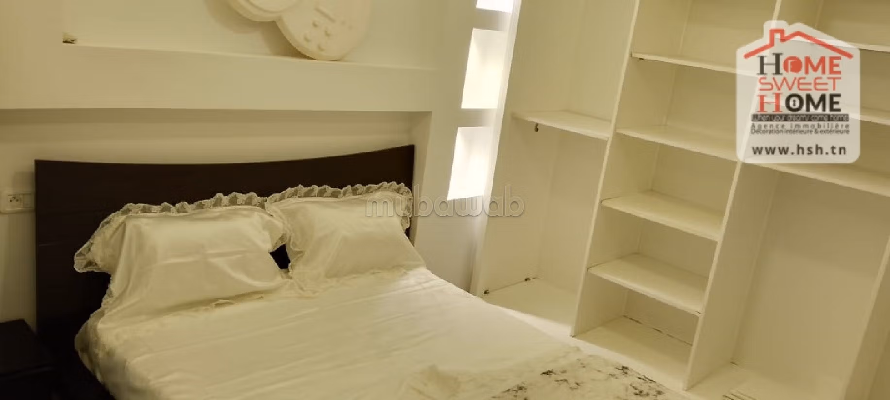 Affitto di uno splendido appartamento a Cité El Hana. Superficie 90 m². arredato. 