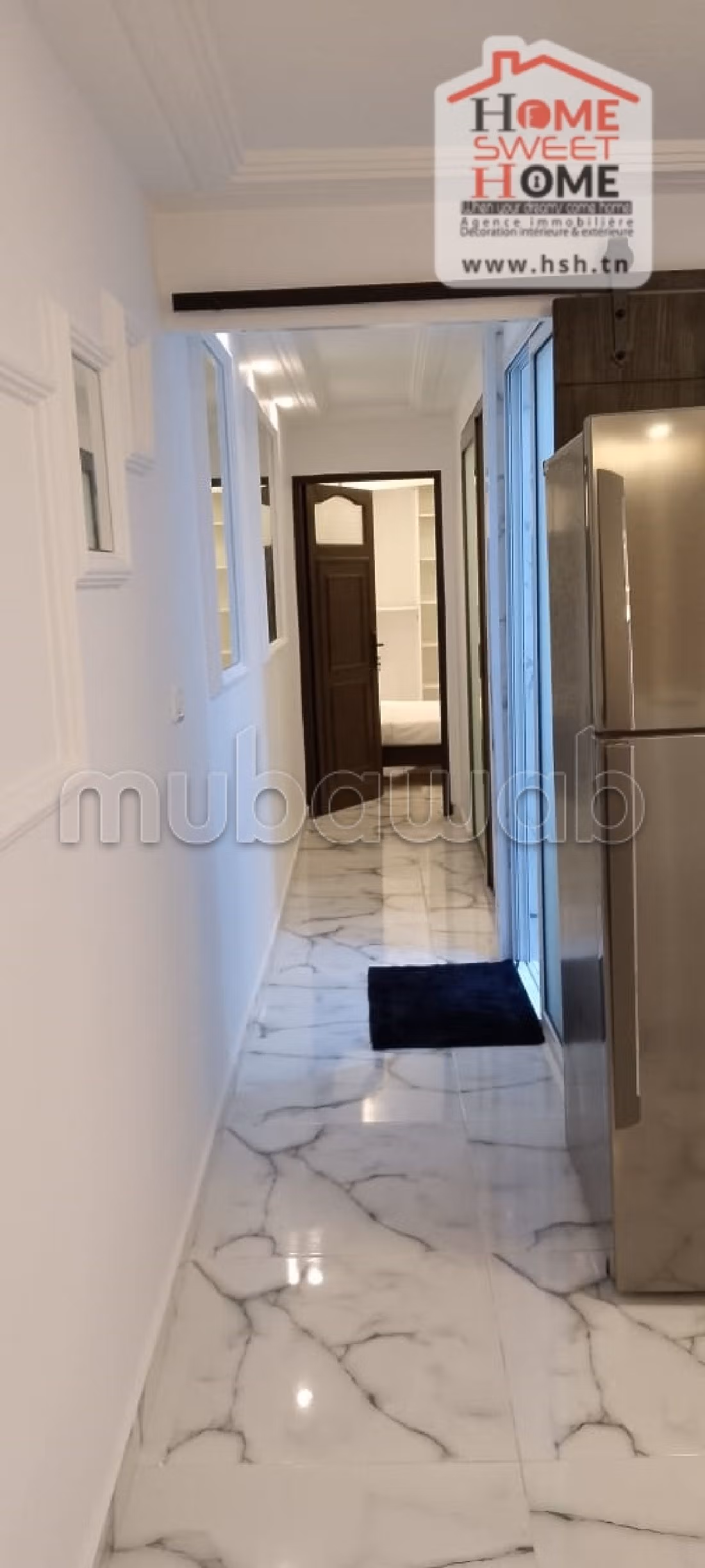 Affitto di uno splendido appartamento a Cité El Hana. Superficie 90 m². arredato. 