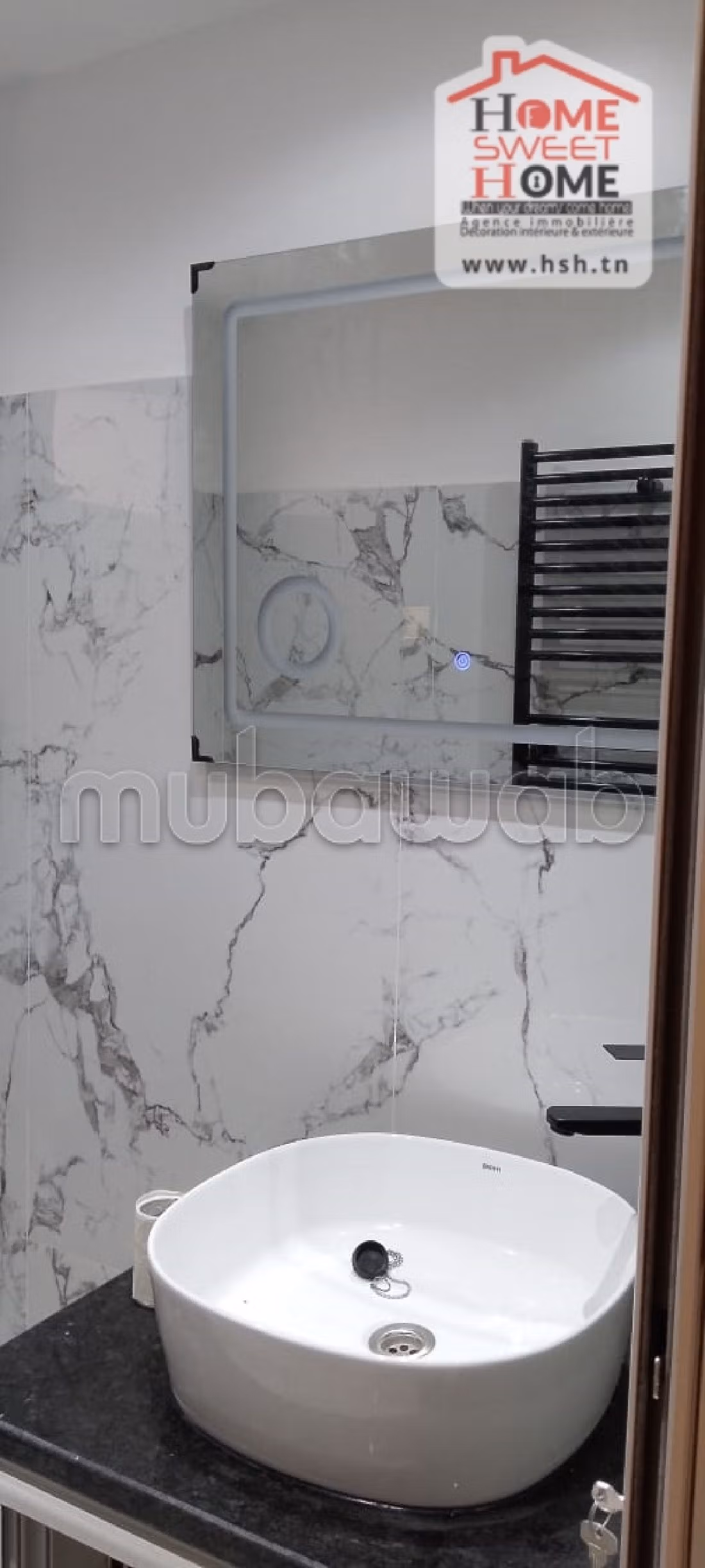 Affitto di uno splendido appartamento a Cité El Hana. Superficie 90 m². arredato. 