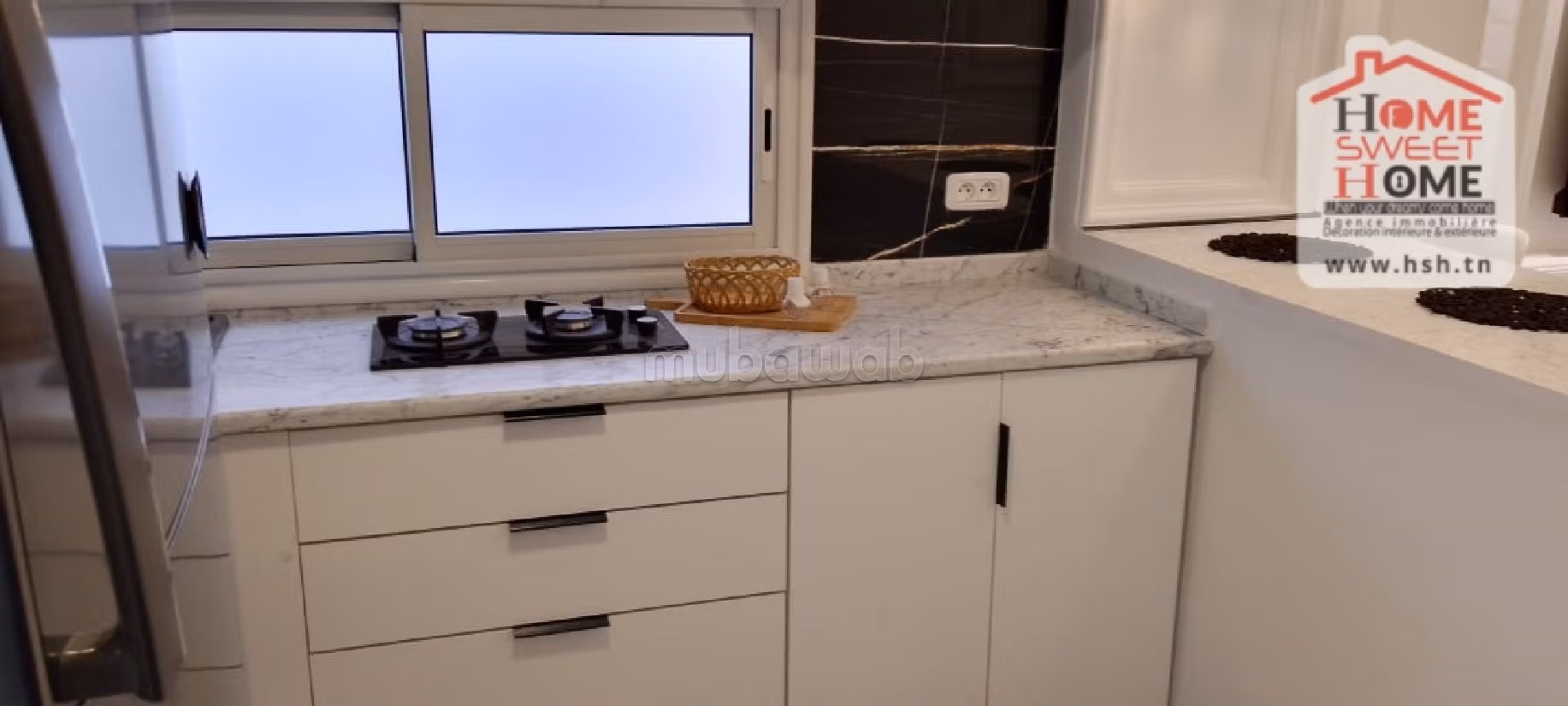 Affitto di uno splendido appartamento a Cité El Hana. Superficie 90 m². arredato. 