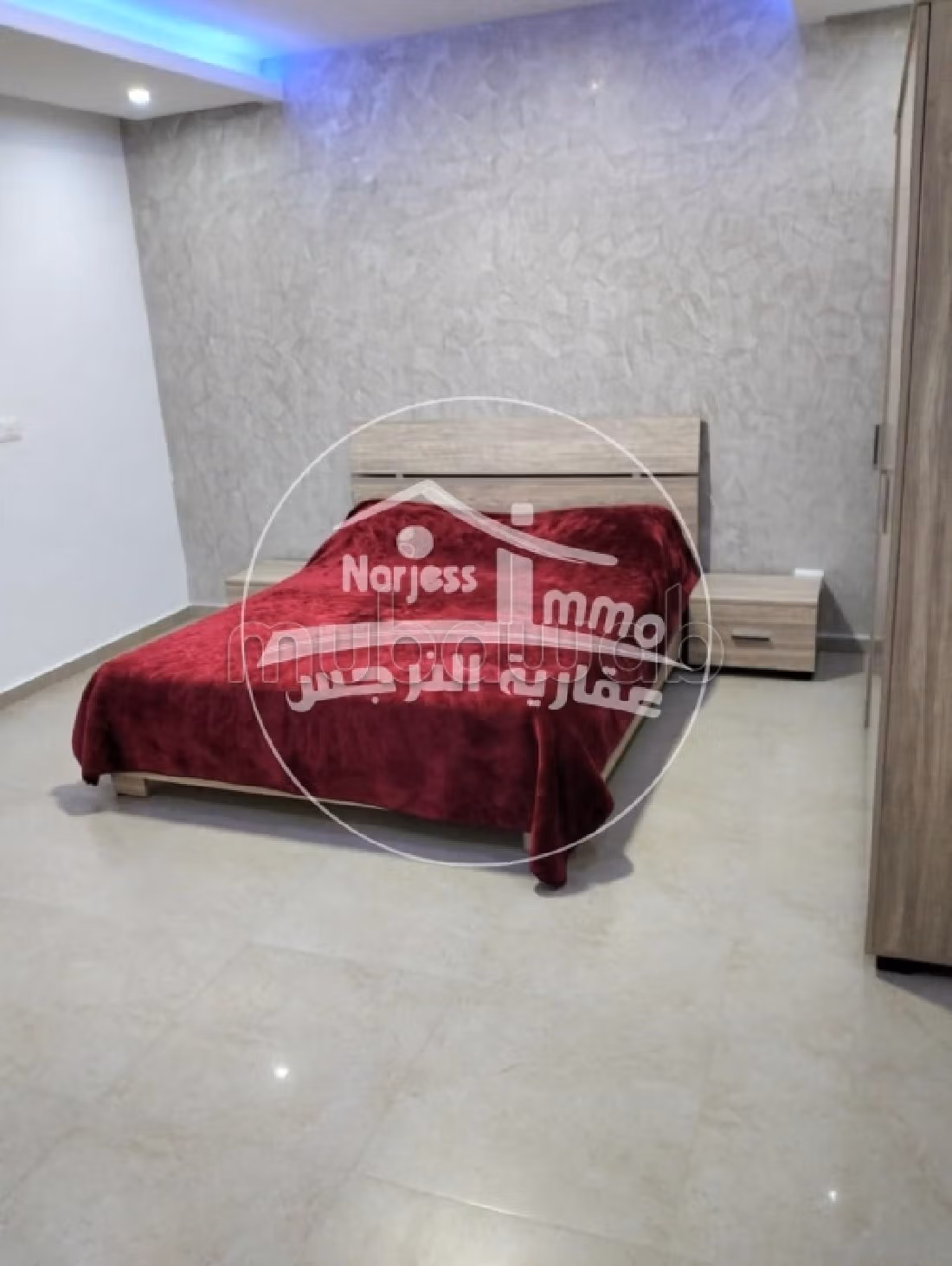 Find an apartment for rent in Khezama. 3 lovely rooms. Lift. 