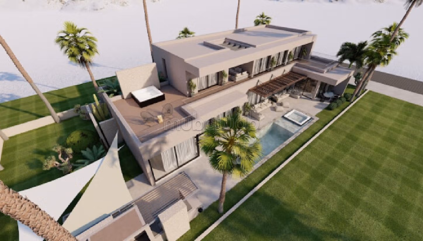 Villa's en luxe woningen om te kopen in Route de l'Ourika. 6 Ruimtes. Garage en mooi terras. 