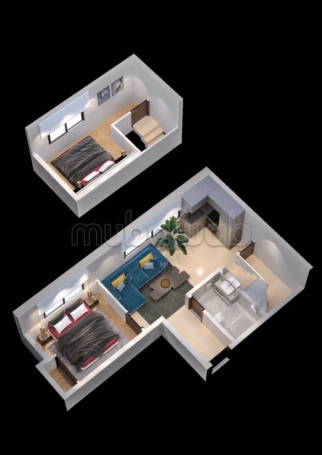 Koopappartementen beschikbaar in Guéliz. 1 Slaapkamer. Lift en terras. 