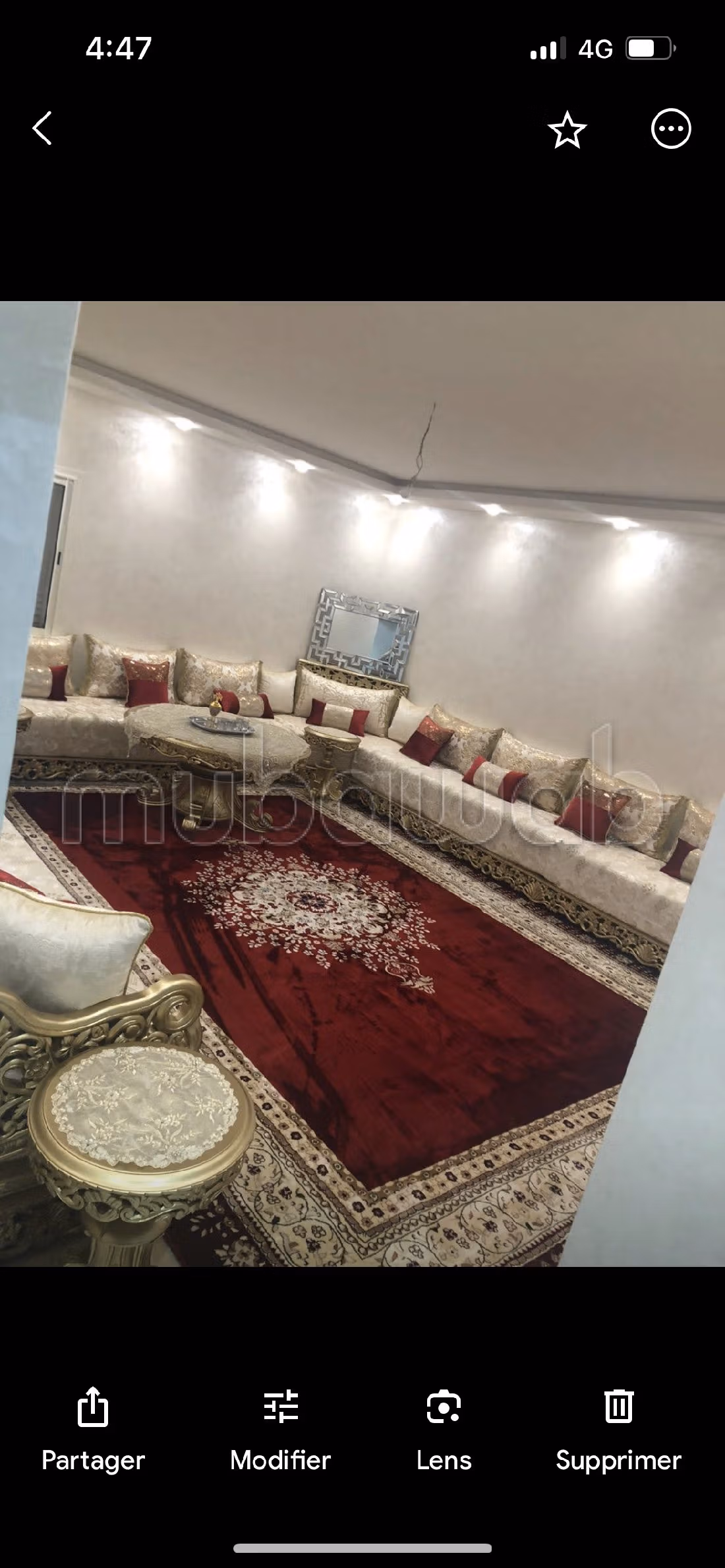 Vente d'un bel appartement à Quartier Bachkou. 5 grandes pièces. Meublé — 4