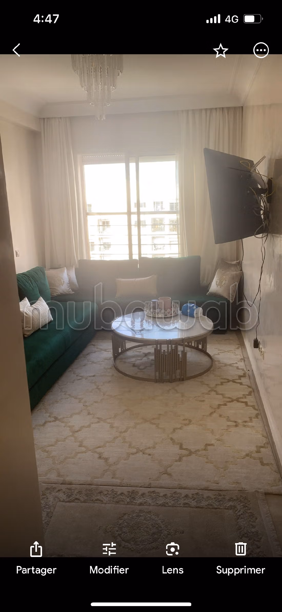 Vente d'un bel appartement à Quartier Bachkou. 5 grandes pièces. Meublé — 5