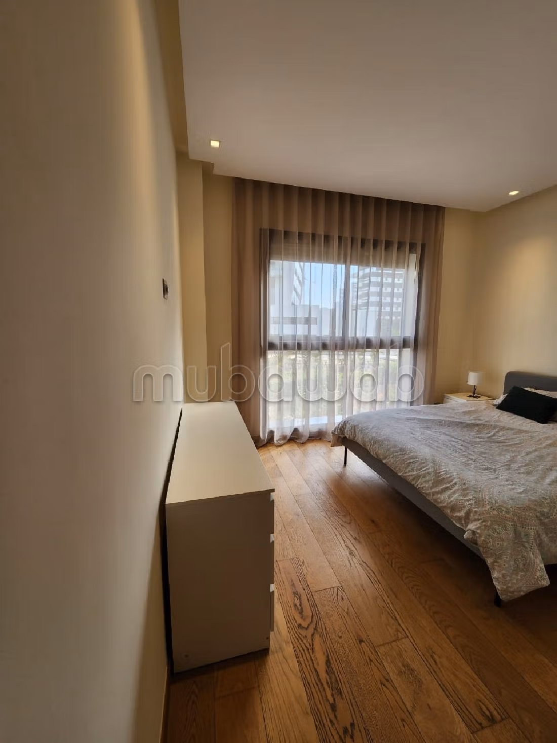 Very nice apartment for rent in Casablanca Finance City. Large area 89 m². Terrace