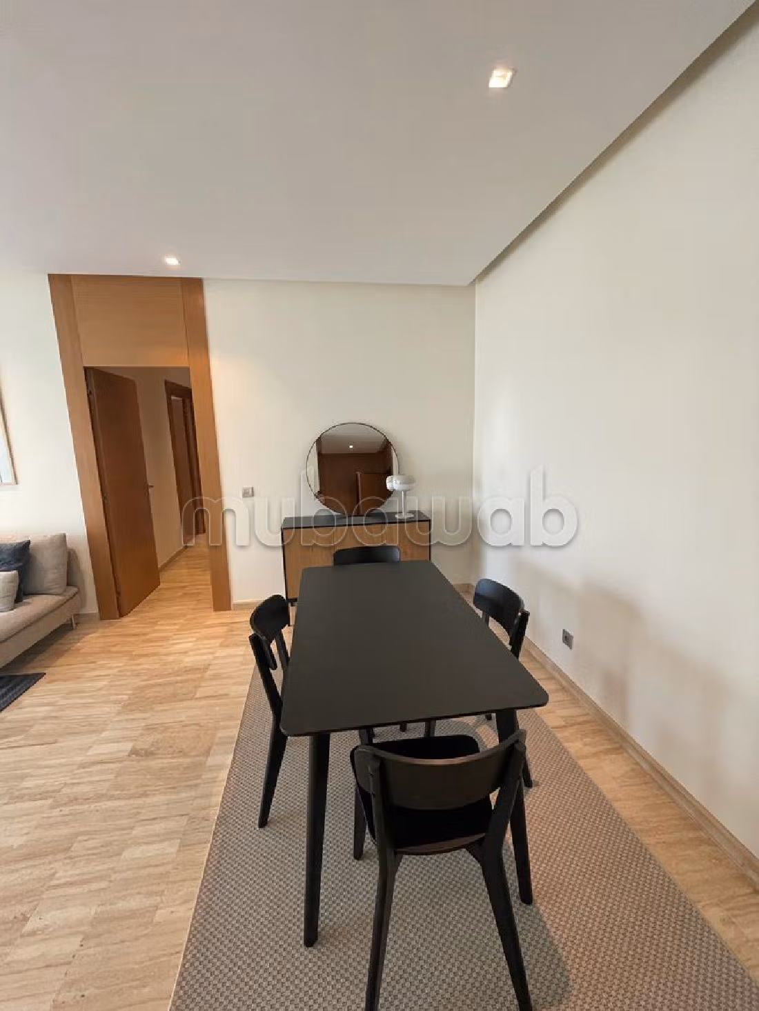 Very nice apartment for rent in Casablanca Finance City. Large area 89 m². Terrace