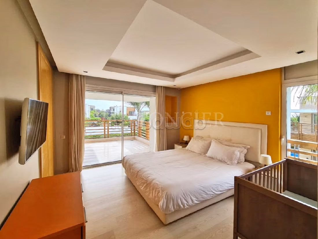 Meravigliosa villa in affitto a Bouskoura Ville. Superficie totale 640 m². Giardino, terrazzo. 