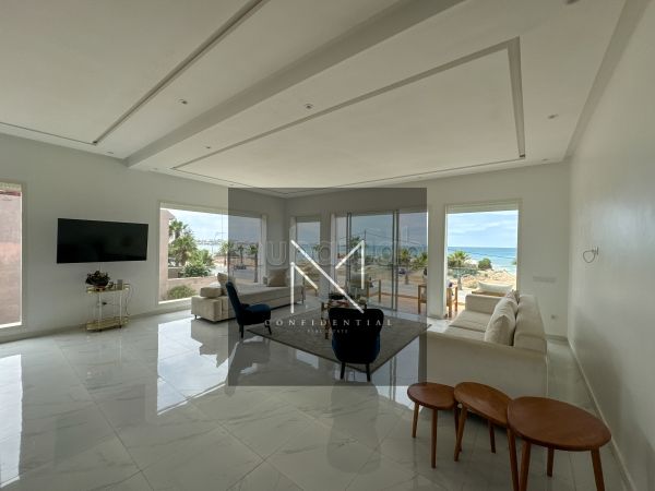 Atico nuevo en alquiler en Dar Bouazza con jardin y azotea