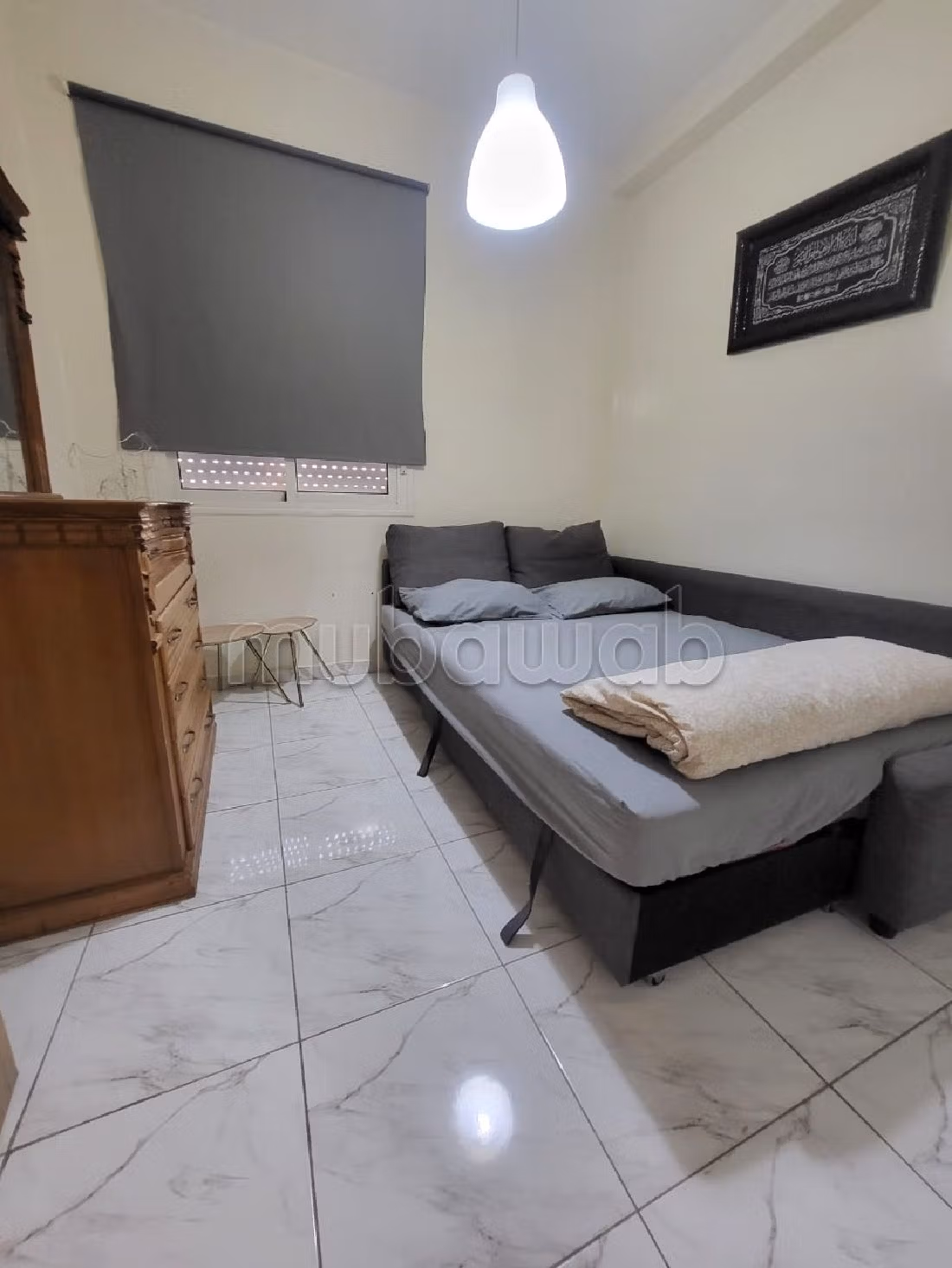 شقة للشراء بمدينة الرحمة. 2 قطع كبيرة. مفروشة