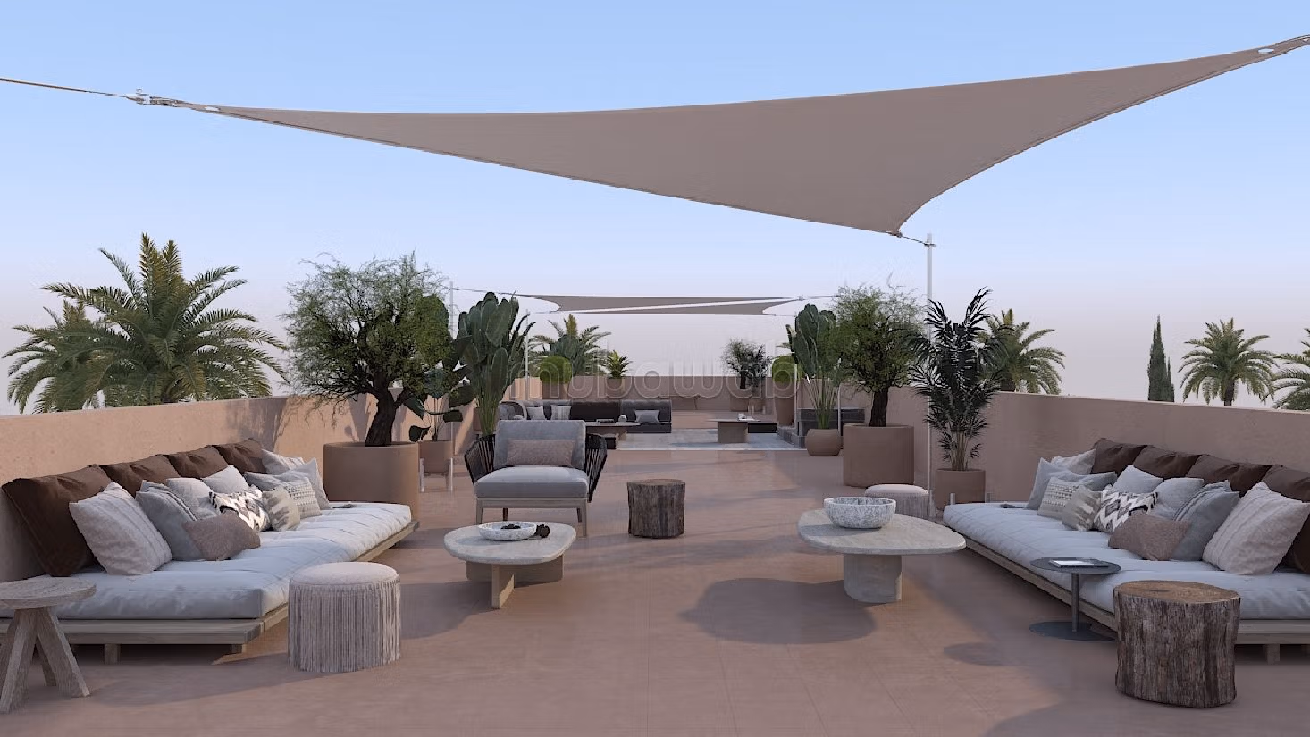 Maison de luxe à vendre à Route de l'Ourika. Surface totale 1037 m²