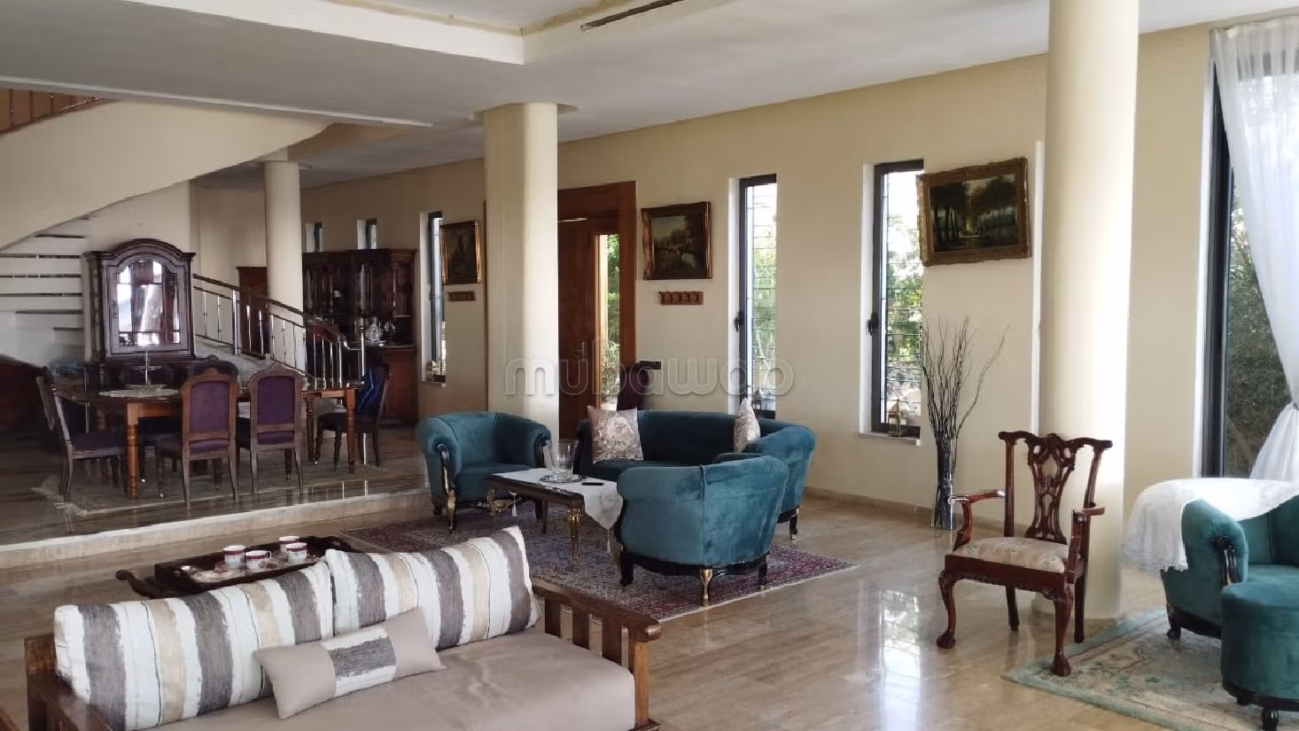 Luxury Villa for sale in Manar. Surface area 1700 m². Double glazed windows and sea view. 