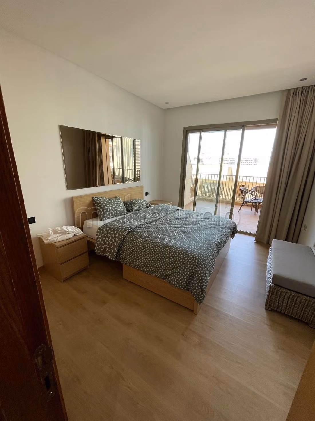 Splendido appartamento in affitto a Casablanca Finance City. 3 locali spaziosi. ammobiliato. 