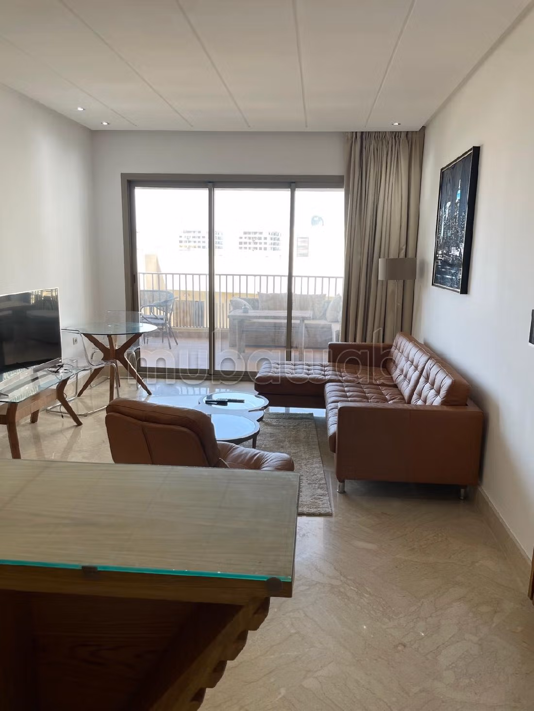 Splendido appartamento in affitto a Casablanca Finance City. 3 locali spaziosi. ammobiliato. 