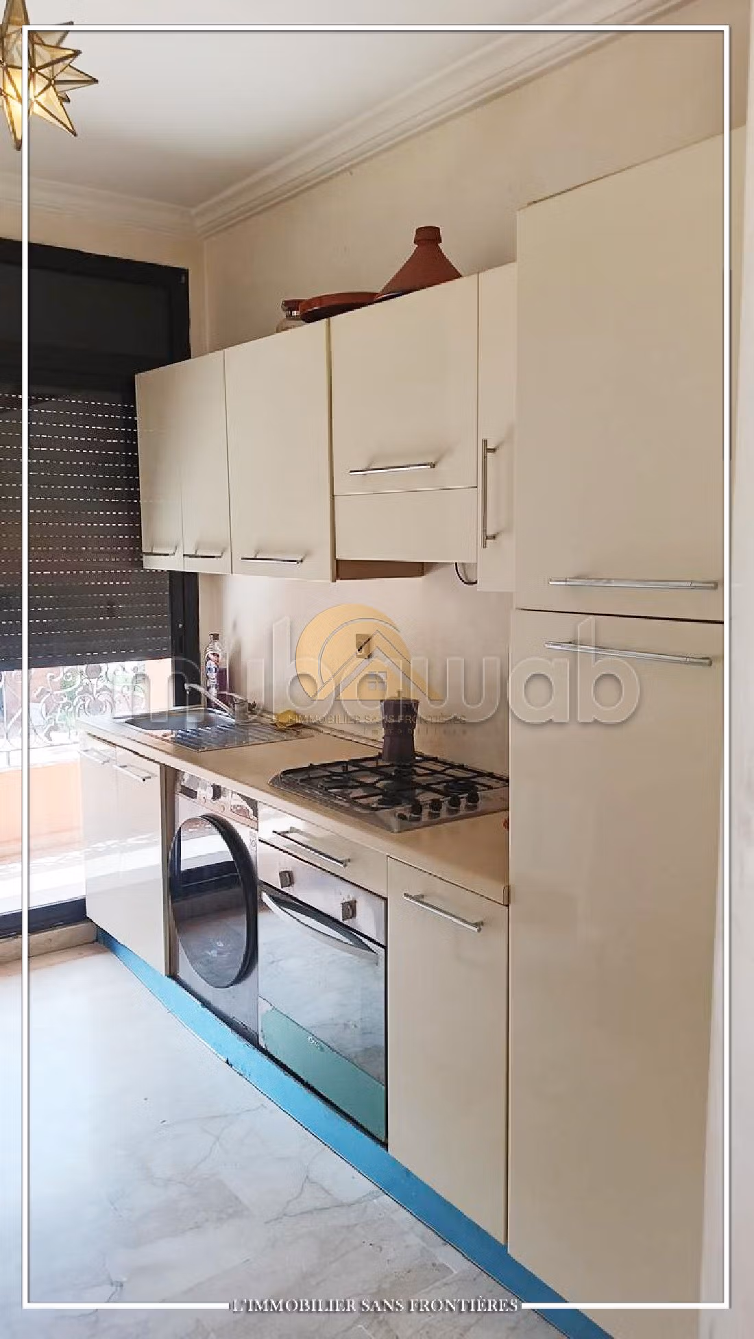 Alquila este piso en Hivernage. Superficie de 80 m². Mobiliario nuevo