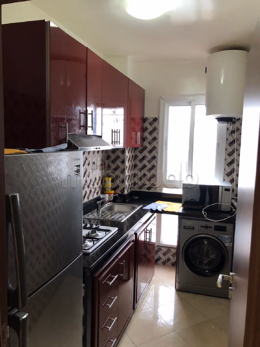 Sell apartment in Plage Oulded Cherrat. Small area 51 m². Dressing room. 