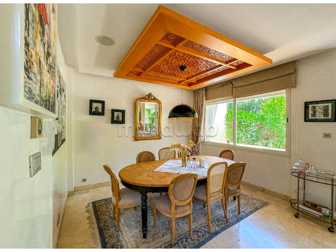 Villa Meublée à Louer Bouskoura ville verte Résidence Sécurisée