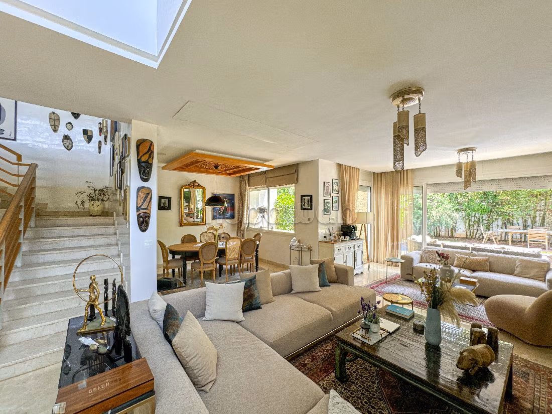 Villa Meublée à Louer Bouskoura ville verte Résidence Sécurisée