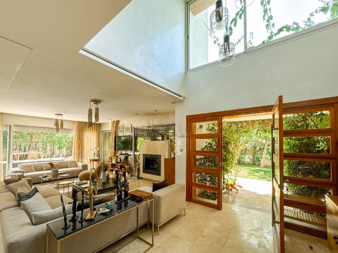 Villa Meublée à Louer Bouskoura ville verte Résidence Sécurisée