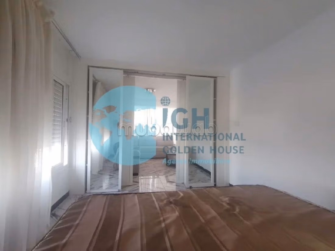 Affitto di uno splendido appartamento a Gammarth Supérieur. 1 camera. Impianto di riscaldamento. 