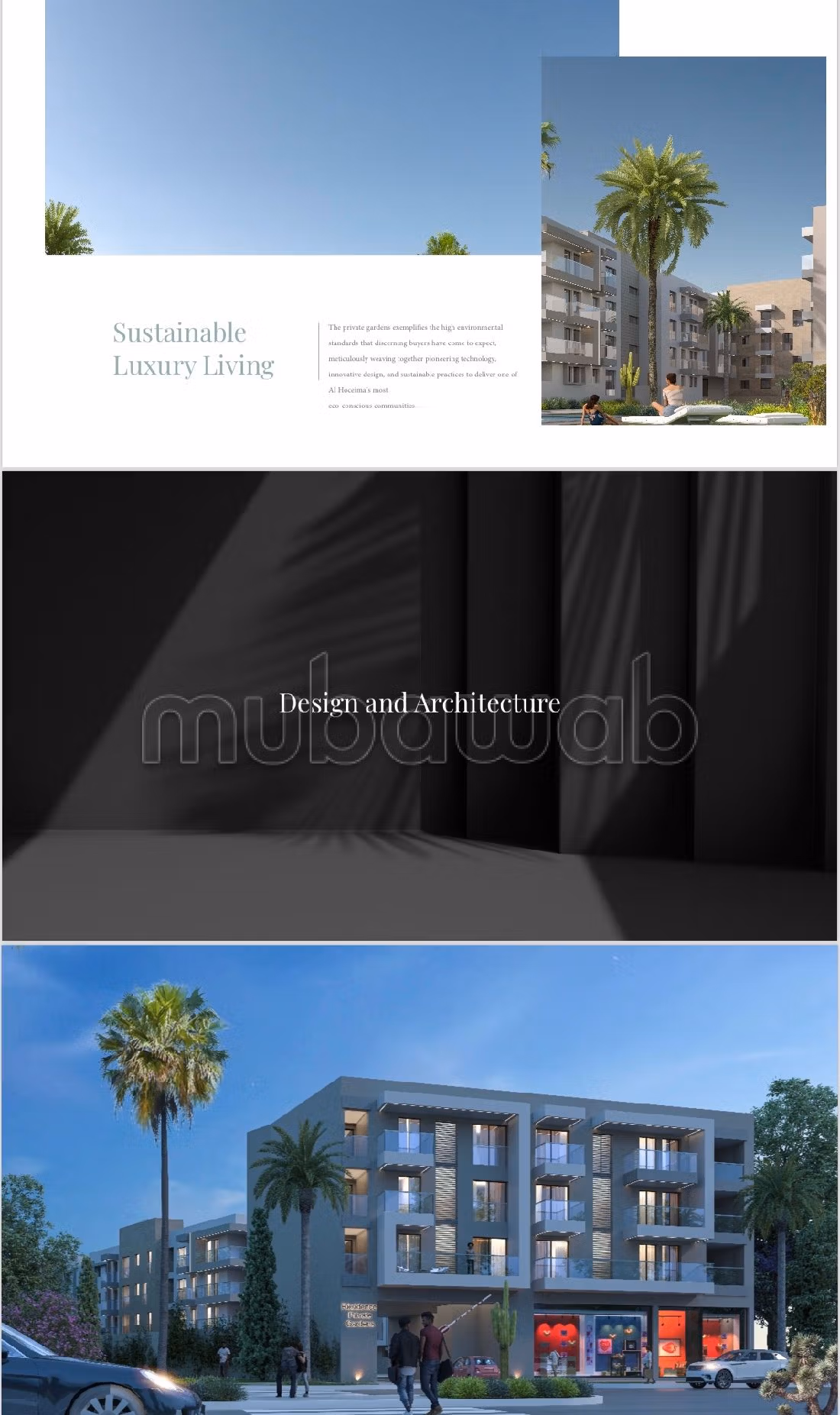 Find an apartment to buy. 2 lovely rooms. Green areas, Parking spaces for cars.