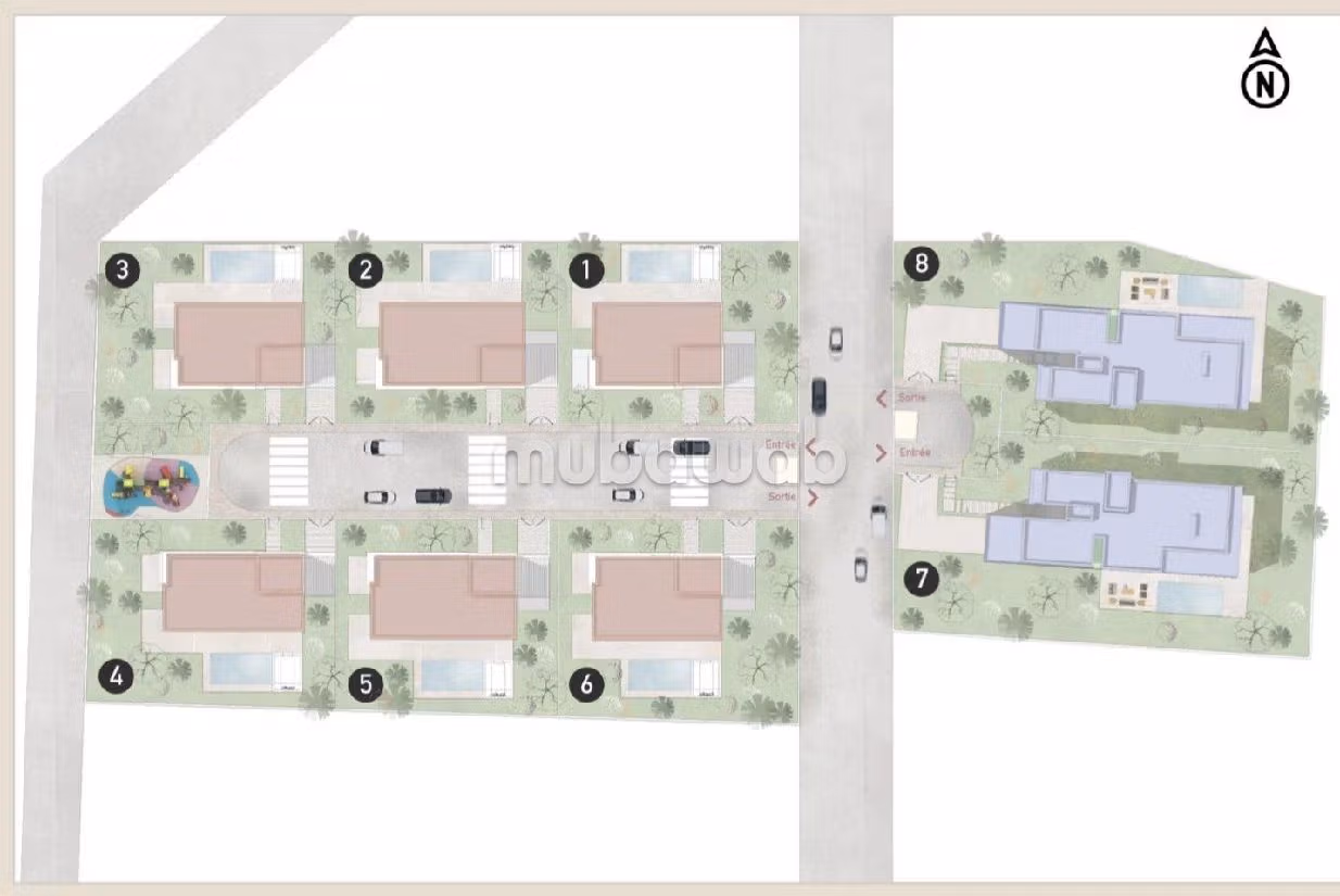 Fabulous house for sale. Total area 668 m². Carpark and terrace. 