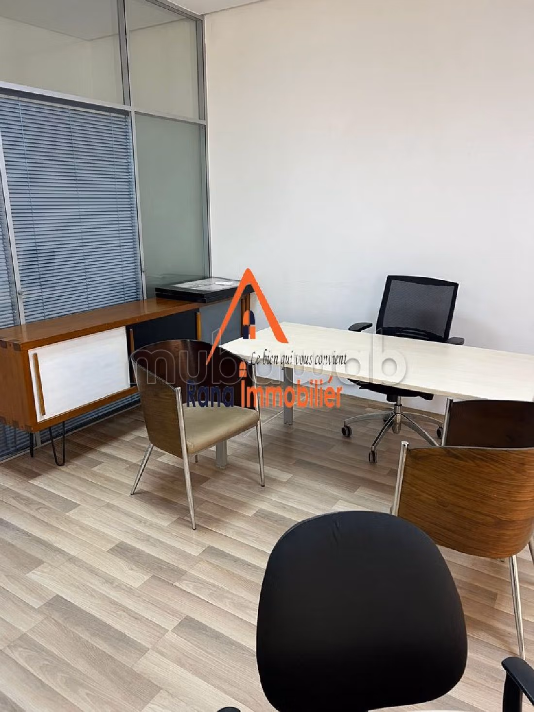 Appartement bureau équipé à louer sur Hassan